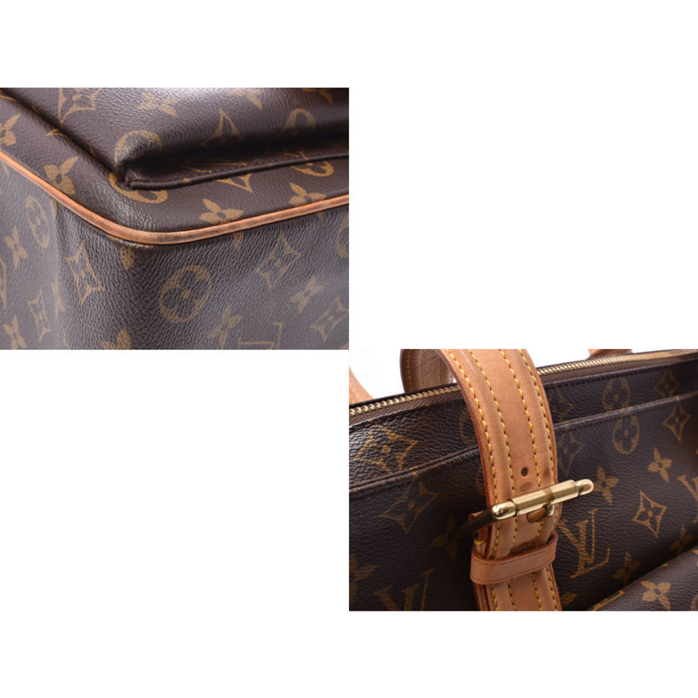Louis Vuitton Multiply Leather Brown Handbag City Monogram - Picture 7 of 12